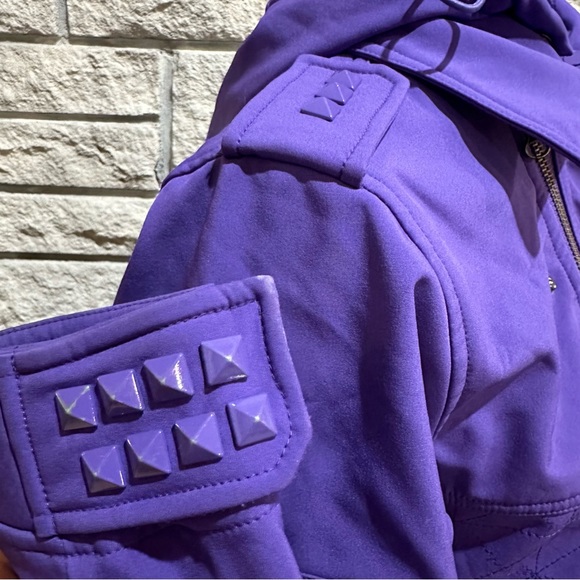 Neff Purple Studded Ski/Snowboarding Jacket - Picture 7 of 10